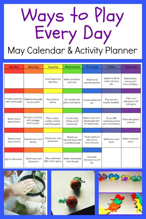 He has so much of energy that he keeps jumping always interruping. Ways to Play Everyday - May Activity Calendar for # ...