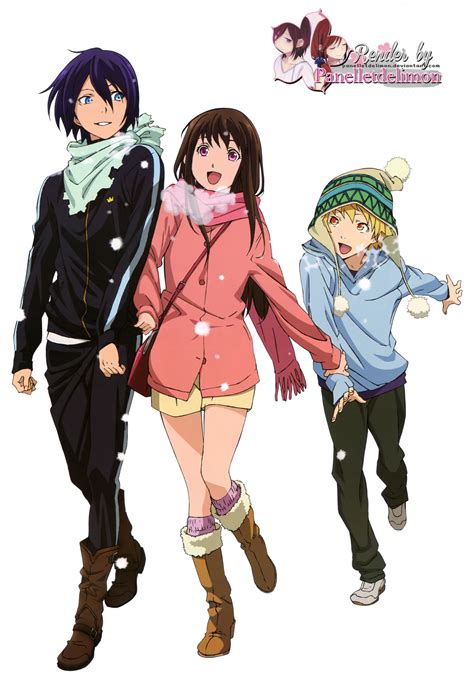 Render Noragami Yato Hiyori And Yukine By Panelletdelimon On Deviantart