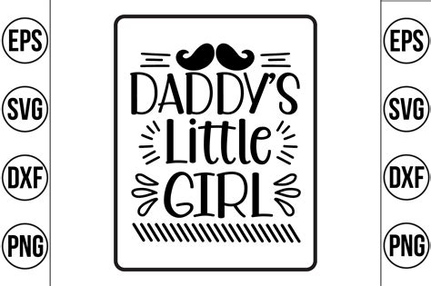 Daddys Little Girl Svg Cut File By Teebusiness Thehungryjpeg