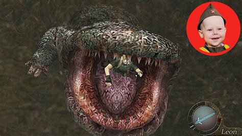 Resident Evil 4 We Meet The Horrifying Lake Monster Del Lago Ps4