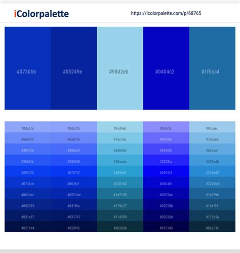 1 Latest Color Schemes With International Klein Blue And Dark Blue
