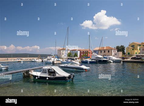Harbour Of Nerezine Losinj Island Kvarner Bay Croatia Stock Photo