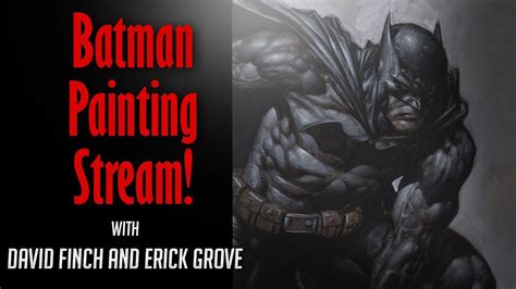 Painting Batman With Acrylics Youtube