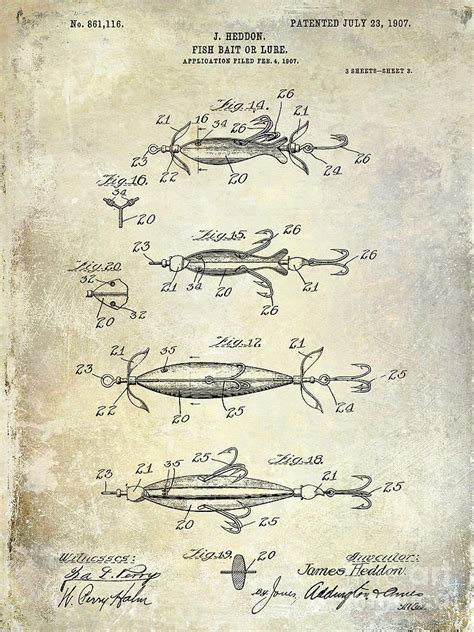 Fishing Lure Patent Fishing Lures Art Trout Art Fishing Lures