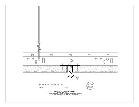 After placing a wall reveal, you can move its ends away from or toward the wall. 09 21 16.93.102 DWSS Reveal Joint - Download Details | USG ...