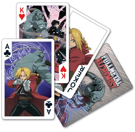 } this is a rather peculiar way to draw a card from a deck. YesAnime.com | FullMetal Alchemist Playing Cards (Poker Deck)