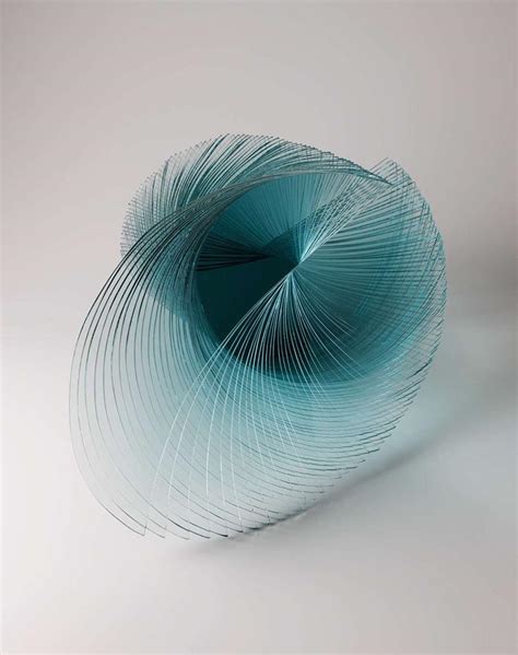 Gorgeous Layered Glass Sculptures Arranged In Spiraling Forms