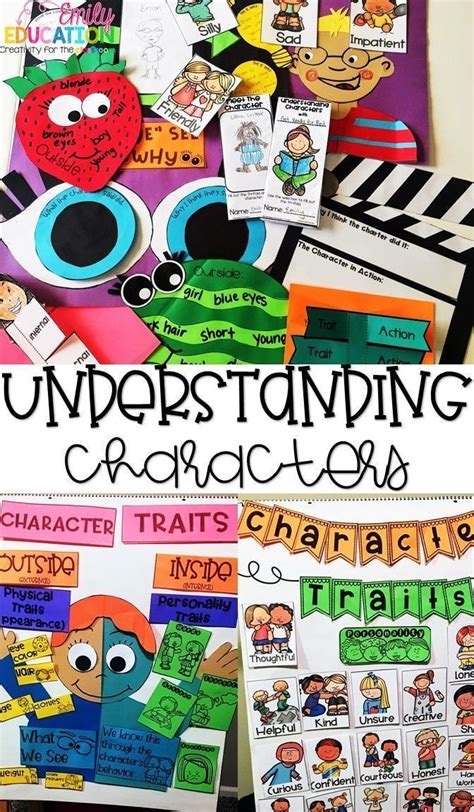 understanding characters character trait unit that can be used with any book anchor charts