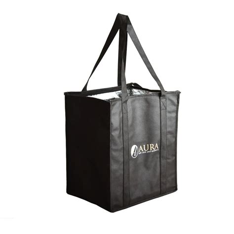 Fast Delivery Promotional Therm O Tote Insulated Non Woven Grocery Food Delivery Cooler Bag