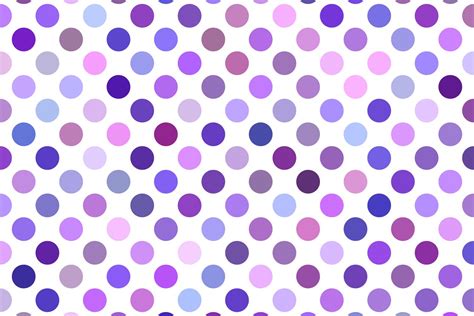 Purple Colored Polka Dot Pattern Graphic By Davidzydd · Creative Fabrica