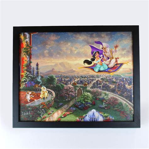 Aladdin Disney Thomas Kinkade Framed Art Print Collectors Outpost