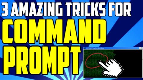 Top 3 Amazing Command Prompt Cmd Tricks Hack Anyones Computer
