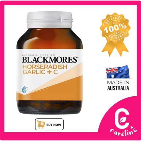 I have bad sinus and was advised by a friend to try blackmores super strength horseradish and garlic tablets. Blackmores Horseradish Garlic + C 50 / 90 tablets | Shopee ...
