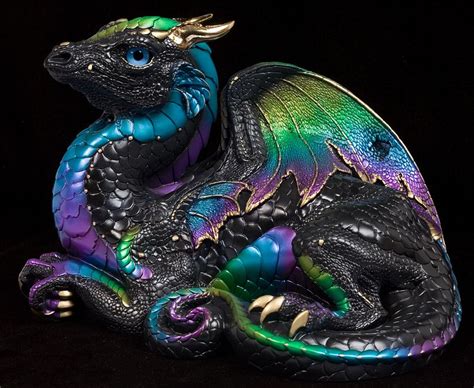 Iridescent Dragon Dragon Pictures Dragon Sculpture Old Warrior