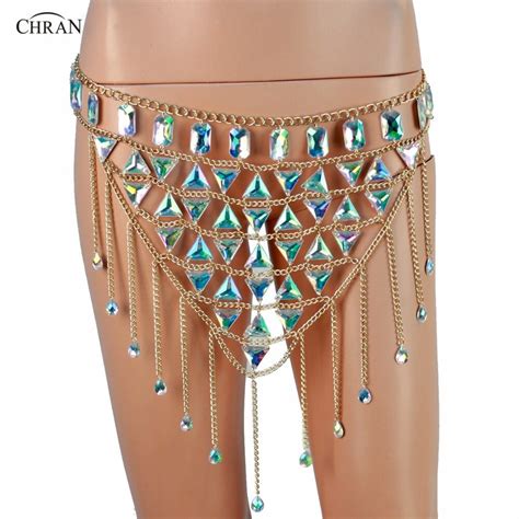 Chran Fringe Tassel Chain Belt Women Body Jewelry New Fashion Night