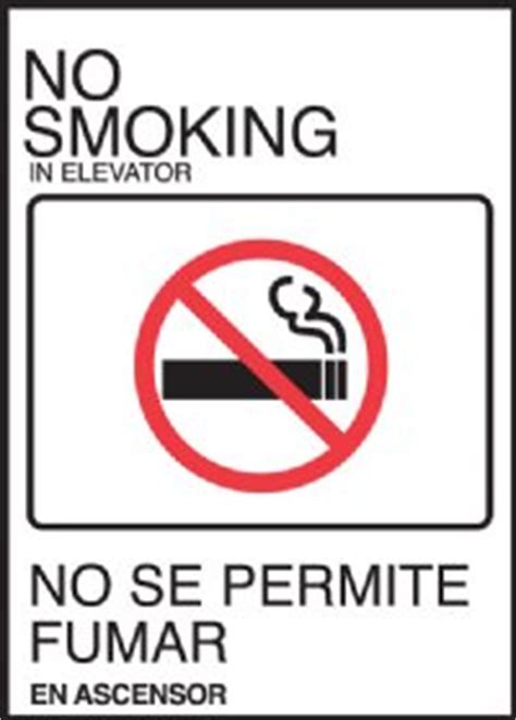 A no smoking sign was a notice placed in location where smoking was prohibited. No Smoking Signage