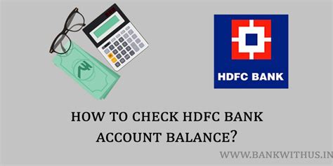 If you are transferring funds to an. How to Check HDFC Bank Account Balance? - Bank With Us