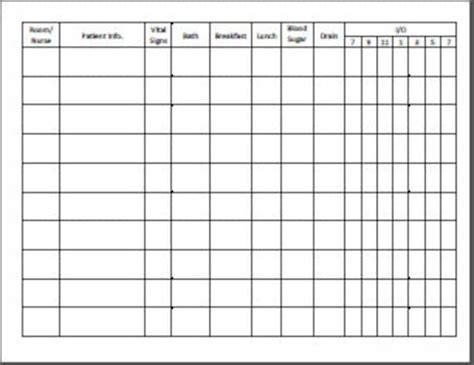 Cna Daily Report Sheet Instant Download From Designsbyemilyh On Etsy Studio