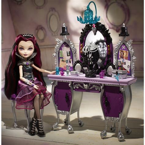 Ever After High Getting Fairest Doll Playset Raven Queens Vanity Images At Mighty Ape Nz