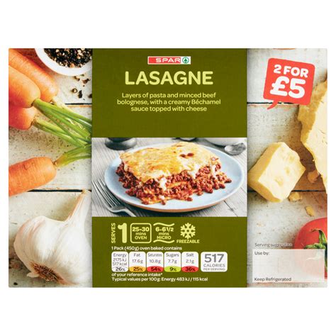 Spar Lasagne 450g Cannich Stores