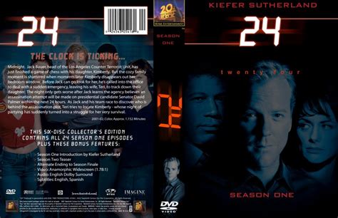 24 Season 1 Tv Dvd Custom Covers 63124 Season 1 Dvd Covers