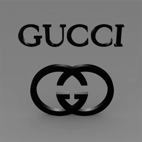 Gucci Logo 3d Model Max Obj 3ds Fbx C4d Lwo Lw Lws