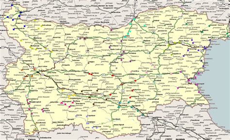 Bulgaria Geographical Maps Of Bulgaria