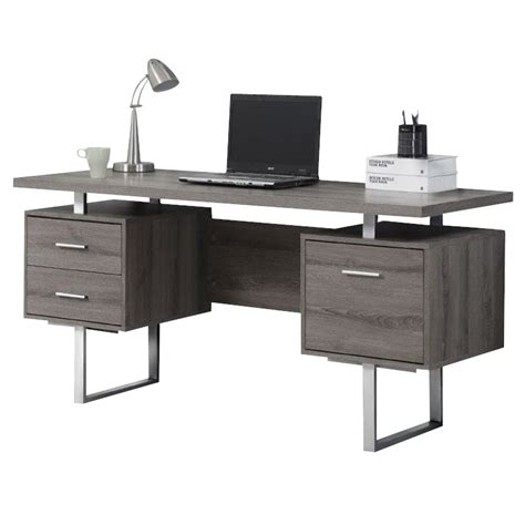 Eureka ergonomic computer desk, 60 inch home office computer gaming desk, modern simple style large study writing desks pc table with free mouse pad cable management, black 4.4 out of 5 stars 168 $149.99 $ 149. Monarch 60" Hollow Core Computer Desk in Dark Taupe - I 7082