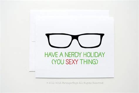 Have A Nerdy Holiday Card Happy Holiday Greeting Cards Nerdy