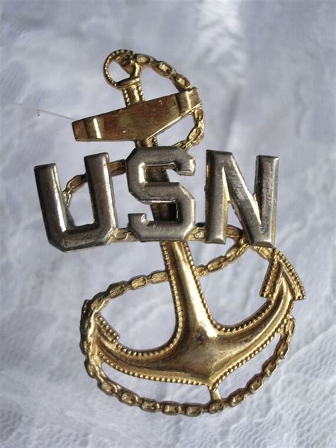 Vintage United States Navy Usn Anchor Pin By Enchantmentsforyou