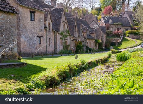 Arlington Row Of Bibury In The Cotswolds England Stock Photo 75121450