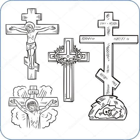 Cross And Crucifix Vector Illustration Premium Vector In Adobe