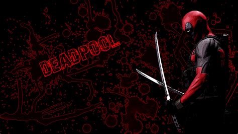 Hình Nền Hình Minh Họa Đỏ Deadpool Bóng Tối Ảnh Chụp Màn Hình