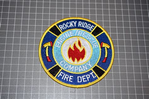 Rocky Ridge Alabama Fire Department Patch B3 Etsy