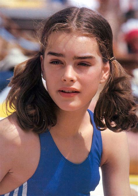 Brooke Shields 1978 Cannes Beach 1 No Random 헐리우드 헤어 메이크업 모델