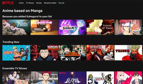 The movie lists span all genres and eras, from classics to recent new releases. 8 Animes that make Netflix Worth it