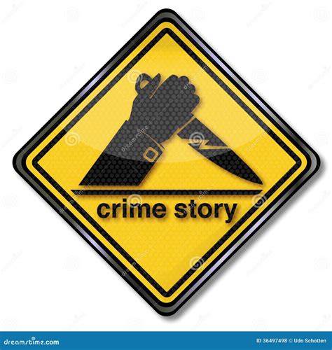 Sign Crime Story Stock Vector Illustration Of Knife 36497498