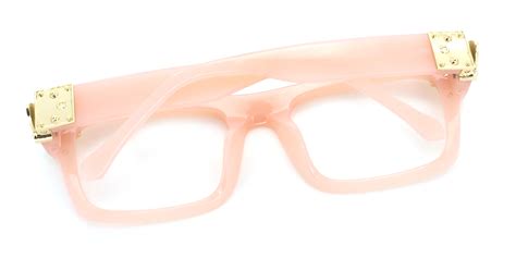 Aesthetic Rectangle Thick Plastic Frame Eyewear Glasses For Women Prescription Glasses With High