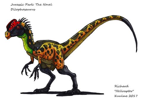 Jurassic Park Novel Dilophosaurus By Hellraptor Jurassic Park Novel