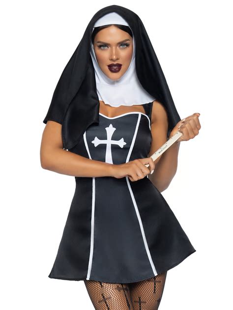 Naughty Nun Costume Women S Halloween Costume Leg Avenue