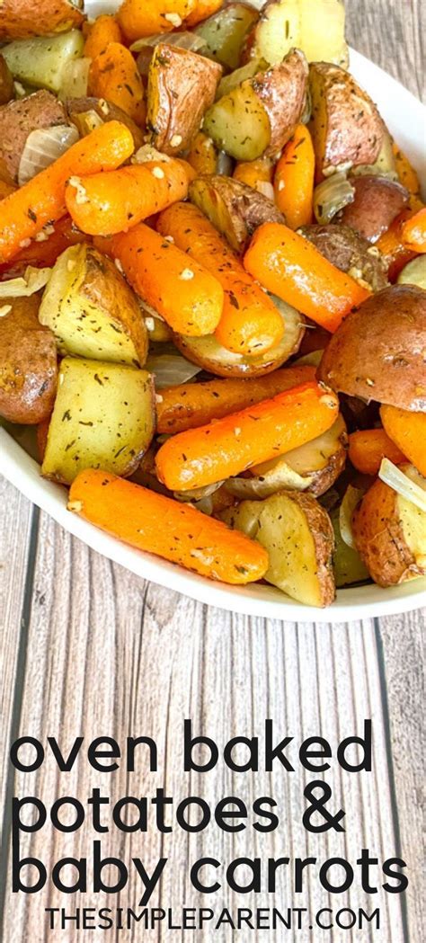 Baked potatoes are one of the best—and easiest—comfort foods to make. Baked In Oven Carrots and Potatoes in 2020 | Roasted ...