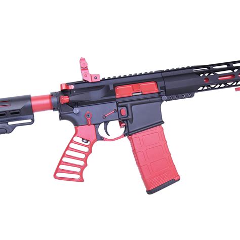 Ar 15 Ambidextrous Safety With 90 Or 45 Degree Anodized Red Veriforce