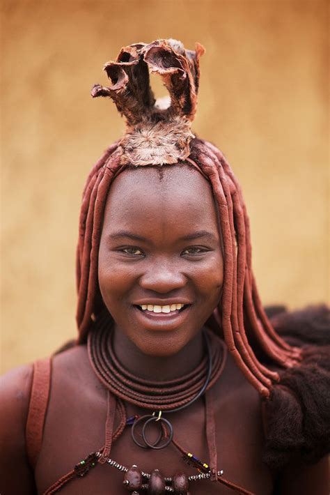 Himba Woman Kaokoland Namibia Namibia African Beauty Himba People