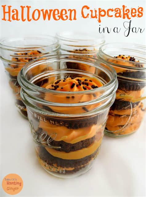 Complete your halloween costume with these fun masks. Super fun Halloween Cupcakes in a Jar | Tales of a Ranting ...