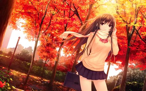 Anime Fall Wallpapers 59 Images