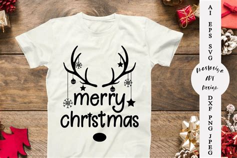Merry Christmas Svg Cut File Christmas Quote Shirt Design