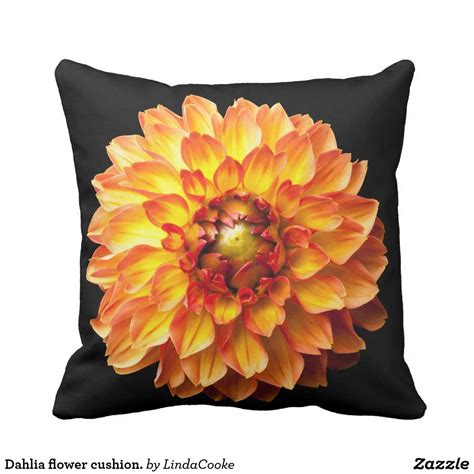 Dahlia Flower Cushion Cushion Uk Throw Pillows Dahlia