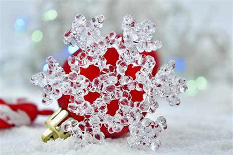 Free Picture Cold Crystal Frost Frozen Ornament Snowflake