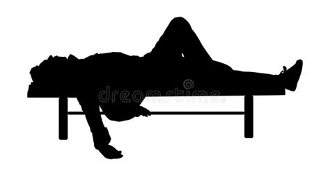 Man Sleeping Silhouette Stock Illustrations 688 Man Sleeping