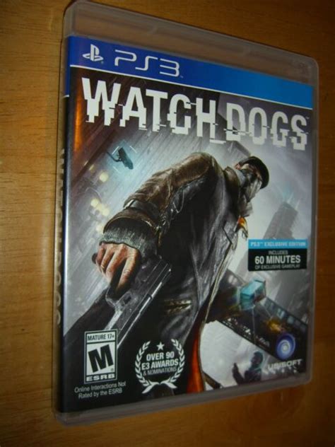 Watch Dogs Sony Playstation 3 2014 Ps3 Video Game Very Good